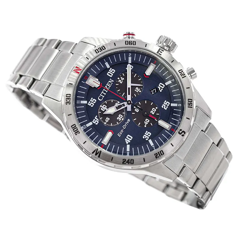 Citizen Eco-Drive Outdoor Chrono Blue Dial Men's Watch | AT2520-89L